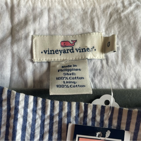 VINEYARD VINES NWT Blue Seersucker Swing Dress - Picture 3 of 7